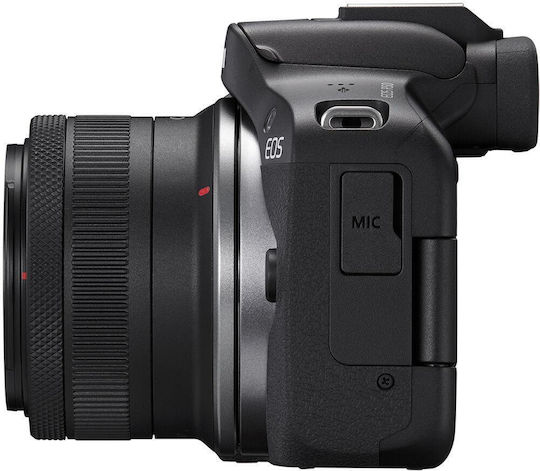 Canon EOS R50 Mirrorless Camera Kit (RF-S 18-45mm f/4.5-6.3 IS STM) Black