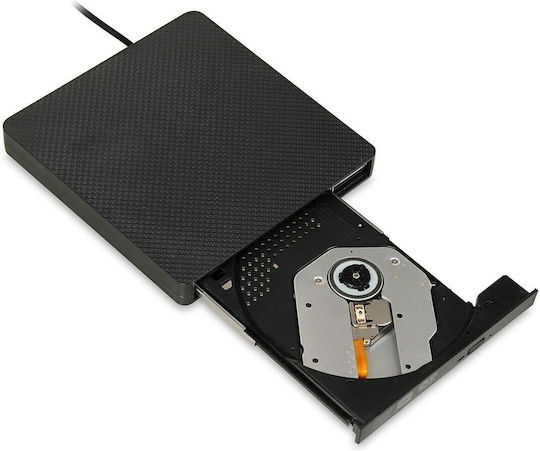 iBox External DVD/CD Recorder for Desktop / Laptop Black