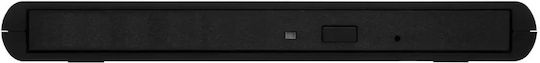 Verbatim External Slimline External DVD/CD Recorder for Desktop / Laptop Black