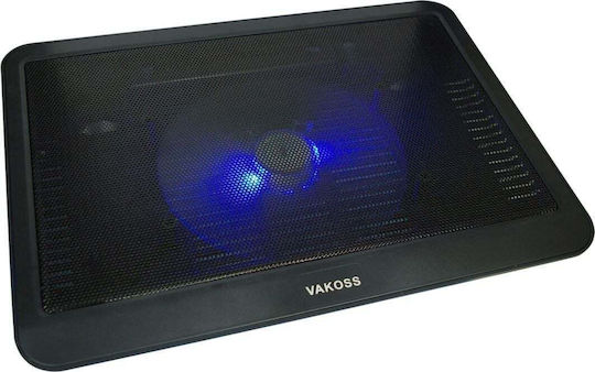 Vakoss Cooling Pad για Laptop έως 17" με 1 Ανεμιστήρα και Φωτισμό (LF-1854LK)