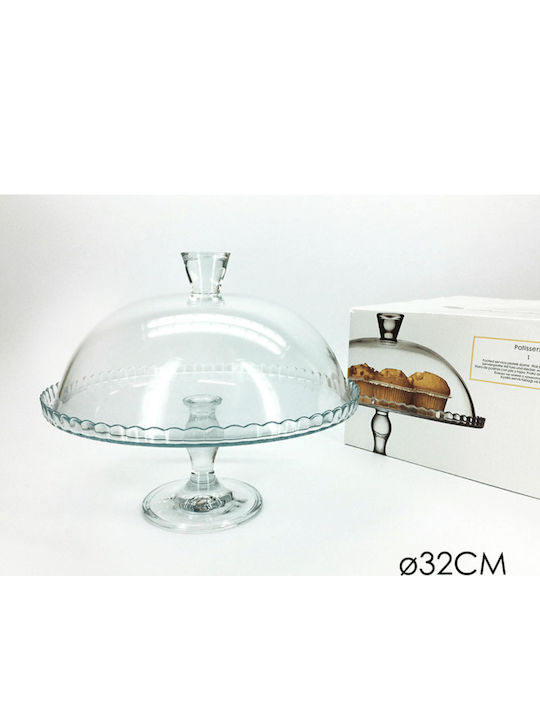 Pasabahce 95200 Cake Stand Transparent 32x25x27cm