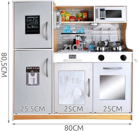 Kids Wooden Kitchen for 3+ Years