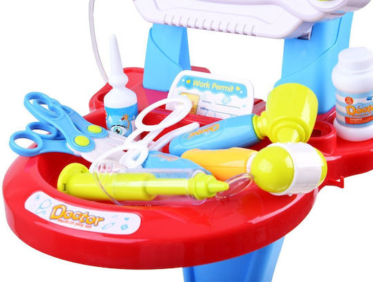 Set de Joacă Doctor Ramiz Ekg Stetoscop Seringă Termometru Multicolor