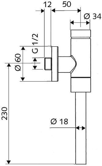 Schell Flushometer Valve 024760699