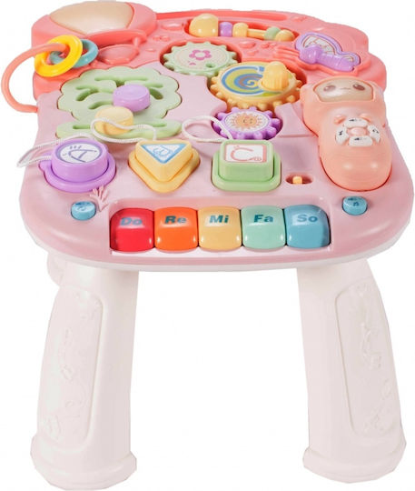 Premergător Interactiv 5 În 1 Leagăn Go Baby Dimensiuni 44,0 X 42,0 X 40,0 Cm Activități În Engleză Ajută La Dezvoltarea Lingvistică Și Sensorială Roz