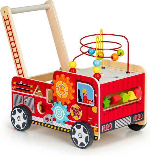 Bildungs-Holzlauflernhilfe Kinder Bigshot Bstl09025 Feuerwehrauto Modell Zubehör Mehrfarbig