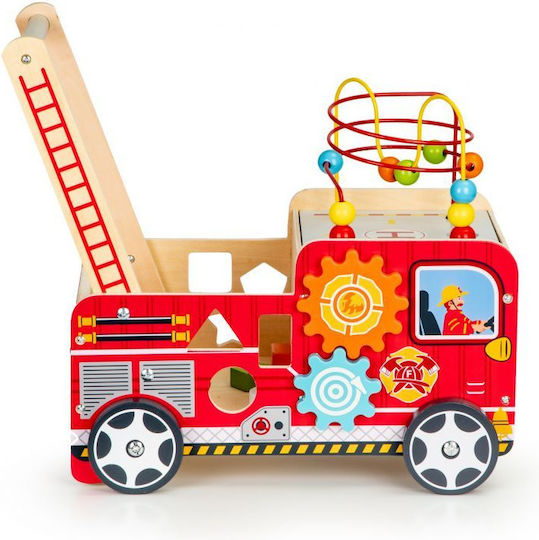Bildungs-Holzlauflernhilfe Kinder Bigshot Bstl09025 Feuerwehrauto Modell Zubehör Mehrfarbig