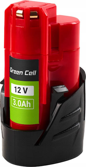 Green Cell Μπαταρία Εργαλείου 12V με Χωρητικότητα 3Ah