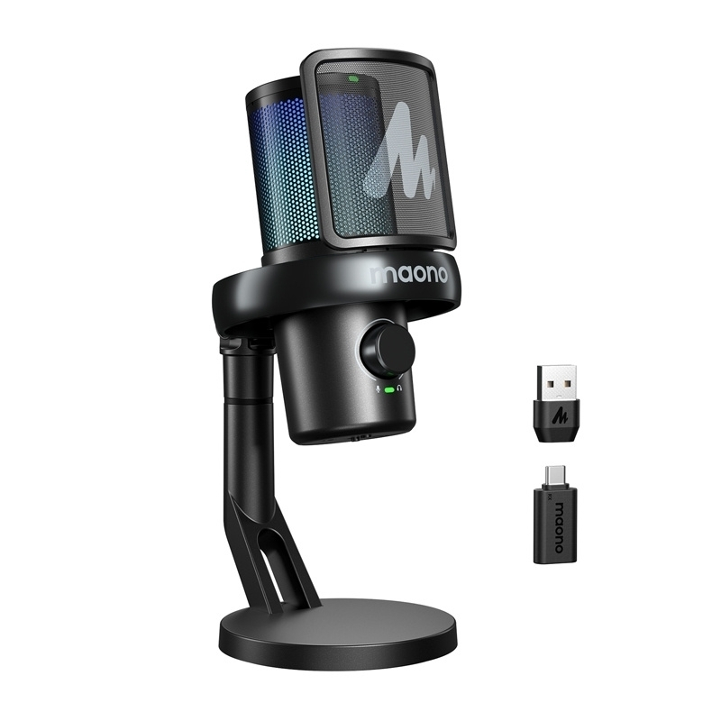 Maono DM40 Pro Electret Μικρόφωνο Επιτραπέζιο (DM40 Pro black)