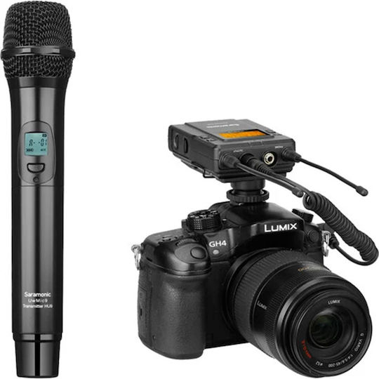 Saramonic UWMic9 DReceiver RX9 + Microphone HU9 Σετ Δυναμικό Μικρόφωνο XLR Χειρός, Ζώνης για Φωνητικά