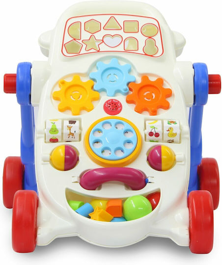Jamara Μy First Baby Walker Baby Walker for 12++ Months 460586 White