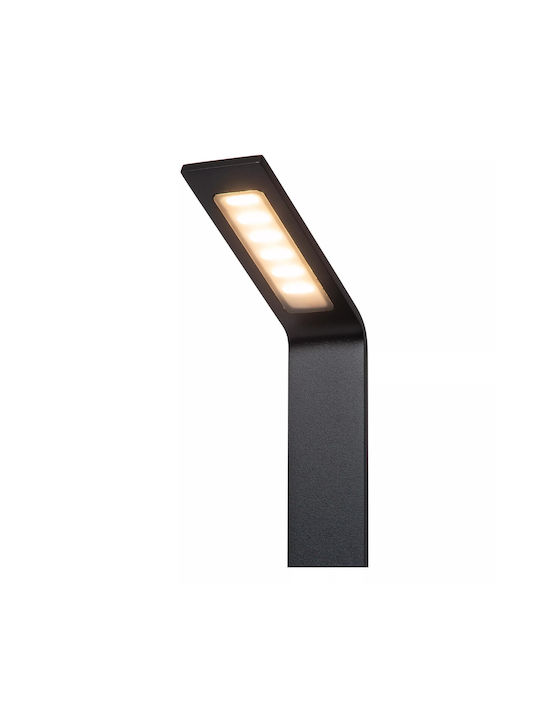 Lucide Lightning Lawford Outdoor Floor Lamp Small Post with Warm White Light IP54 Black
