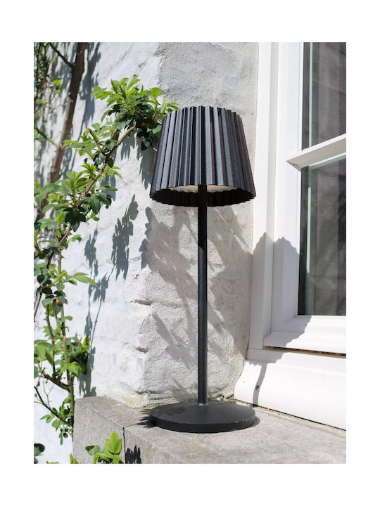 Lucide Lightning Lucide Επιτραπέζιo Φωτιστικό LED Εξωτερικού Χώρου 2W με Θερμό Λευκό Φως IP54 Μαύρο