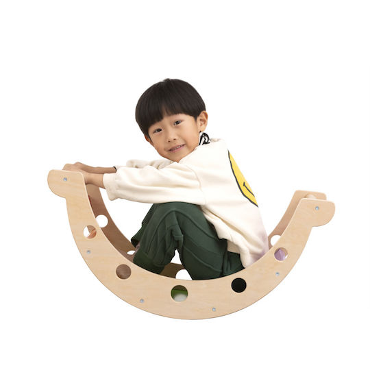 Viga Toys Παιχνίδι Ισορροπίας Εσωτερικού Χώρου Ξύλινη Γέφυρα