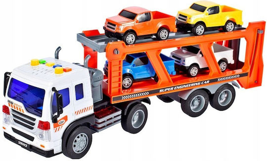 Camion de Transport Interactiv Fantastic Echipat cu Efecte de Sunet și Lumină Include 3x Baterii Ag13 39cm X 9cm X 16cm Multicolor