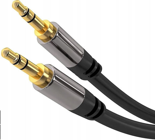 PremiumCord 3.5mm Jack Audio Cable 3.5mm Male - 3.5mm Male Black 1.5m