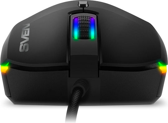 Sven RX-G995 RGB Геймърска Мишка 16000 DPI Черен