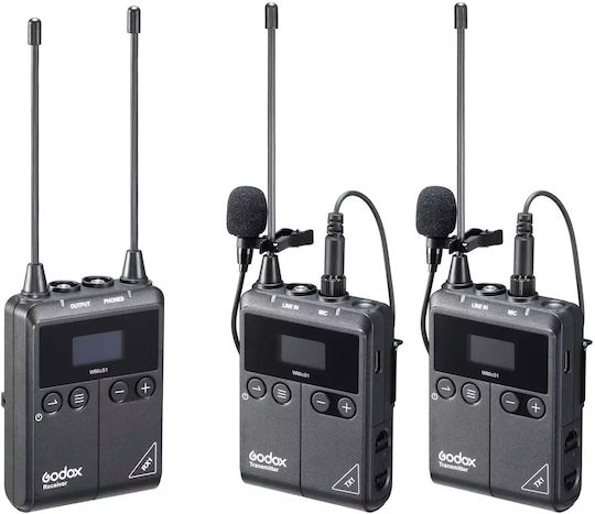 Godox WMicS1-Kit2 – UHF Kit Δέκτης Μικροφώνου