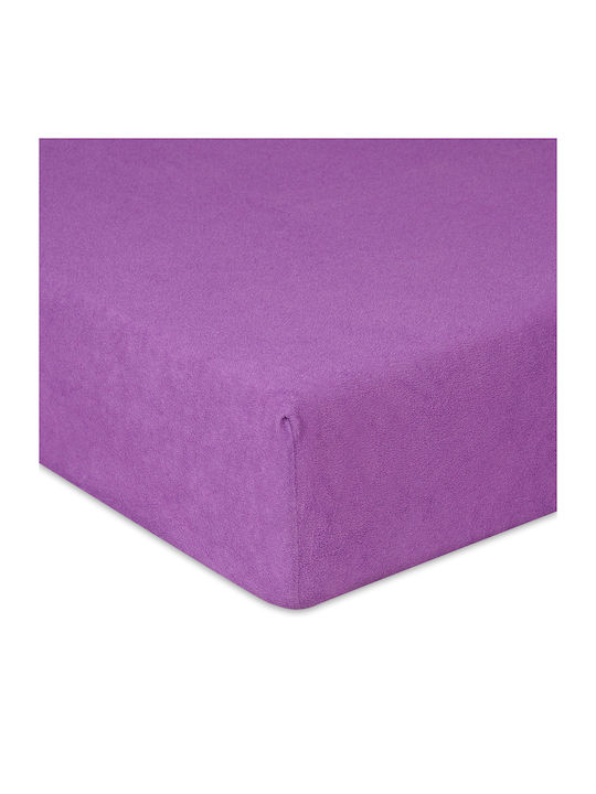 Matex Σεντόνι Μονό με Λάστιχο 100x200+20εκ. C.purple_22