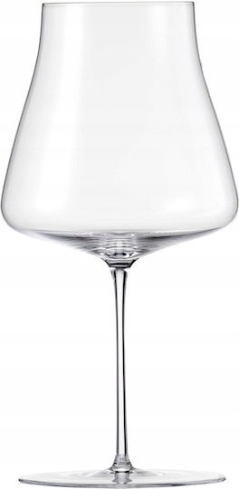 Zwiesel Glas Σετ Ποτήρια για Κόκκινο Κρασί από Γυαλί σε Μαύρο Χρώμα Κολωνάτα 819ml 2τμχ