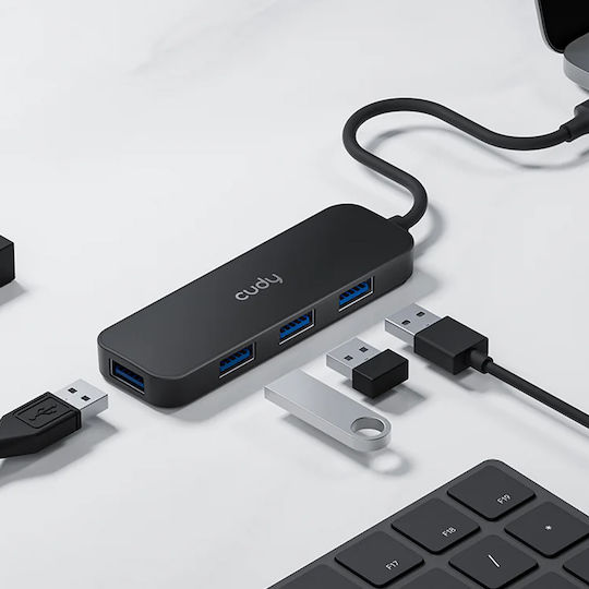 Cudy Hub 4 Θυρών USB 3.2 με σύνδεση USB-A