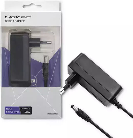 Qoltec Universal Τροφοδοτικό 12 4A με Ισχύ 48W (51104)