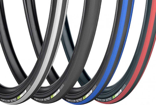 Vredestein Road Tyre Fortezza Senso All Weather 700x25 25-622 Foldable Puncture Resistant Lining Black-White
