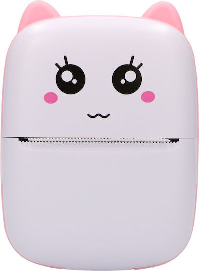 Extralink Kit Thermal Printer Epp-001 Pink + Thermal Adhesive Paper 5 Rolls