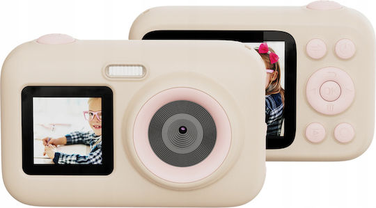 SJCAM Funcam Plus Action Camera Full HD (1080p) Υποβρύχια Standard με Οθόνη 2.4" και Wi-Fi Μπεζ