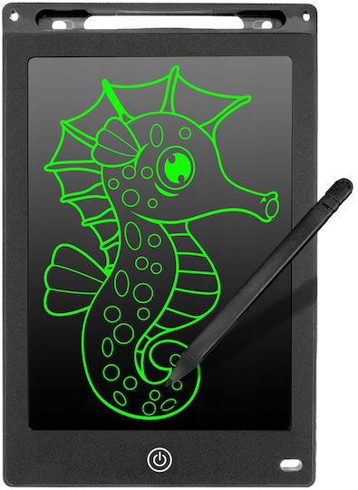 Tableta de desen și grafică 8.5" Kids Likesmart Tableta de scris cu buton de ștergere Stilou Negru