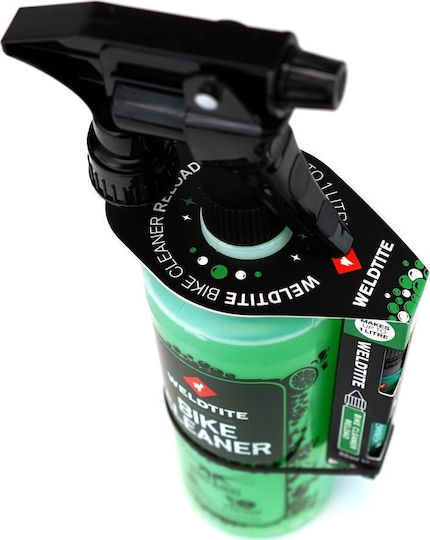 Weldtite Bicycle Cleaner Weldtite Bike Cleaner Lime Spray 1L 30ml Recharge Set Concentrate 30ml New 2025