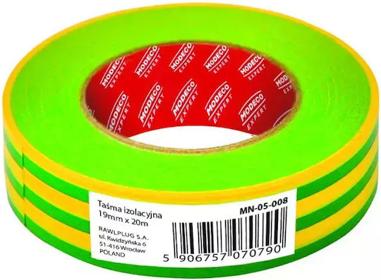 Modeco Insulation Tape 19mm x 20m 8pcs
