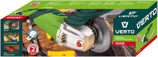Verto 51G096 Τροχός 125mm Ρεύματος 1050W
