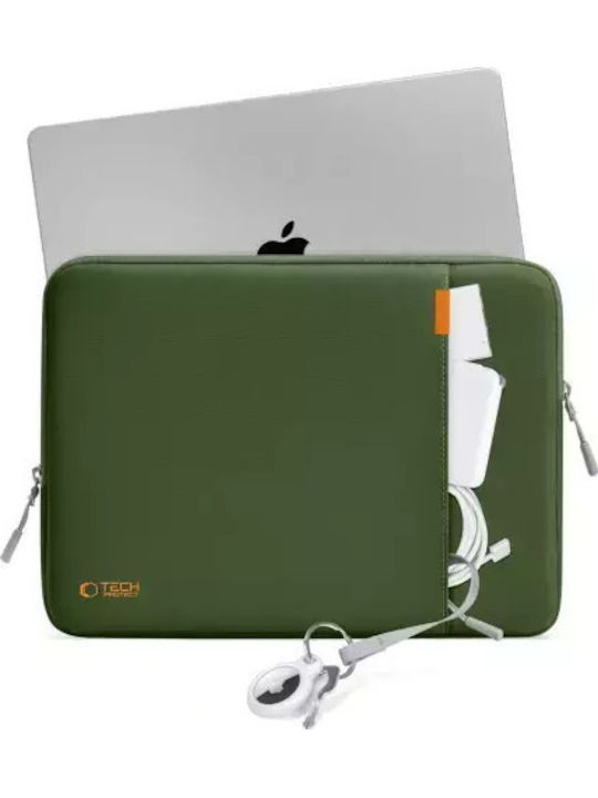 Tech-Protect Defender Geantă Husă pentru laptop 16" în culoarea Verde