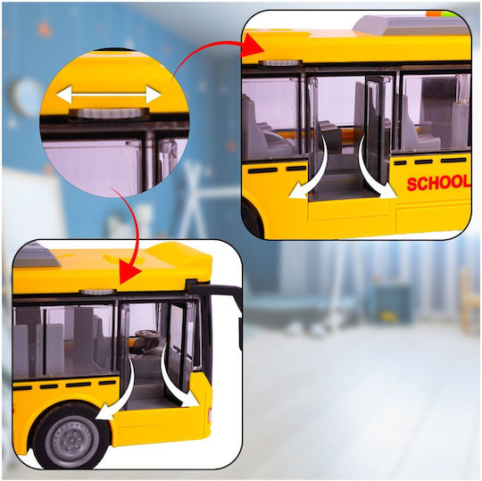 Metropoli Spielzeugbus 1:16 Zurückziehen Für 3+ Jahre