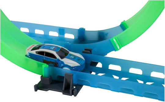 Rapid World Idealstore Glow-in--dark Race Track Dimensions 95 X 41 X 26 Cm Includes A Remote-controlled Electric Car Ability To Create Different Tracks Speed Control Motor Skills Development Creativity