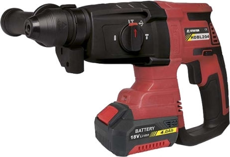 Stayer Impact Demolition Hammer Battery 18V 1x4Ah with Chuck SDS Plus HDB L2014