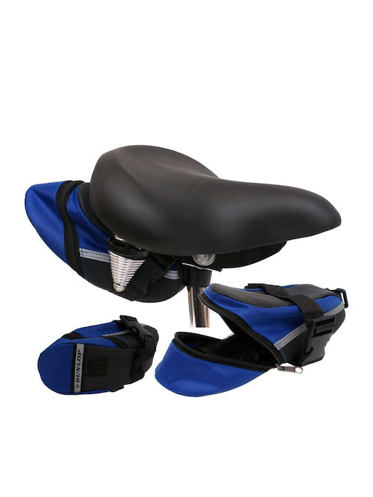 Dunlop Waterproof Bicycle Bag Under the Saddle Blue Dunlop