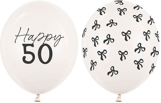 Σετ Μπαλόνια Happy 50 6 Τεμ