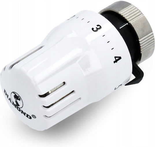 Diamond Thermostat Head Model 398 Mini White Art.398