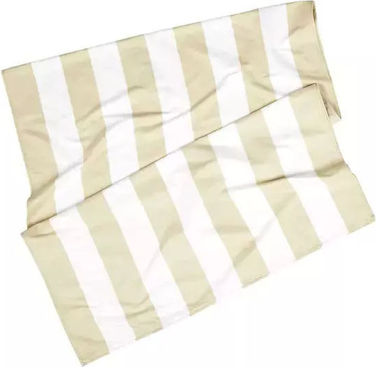 Dock & Bay Quick Dry XL Πετσέτα Microfiber Σώματος σε Θήκη Μπεζ 200x90εκ.