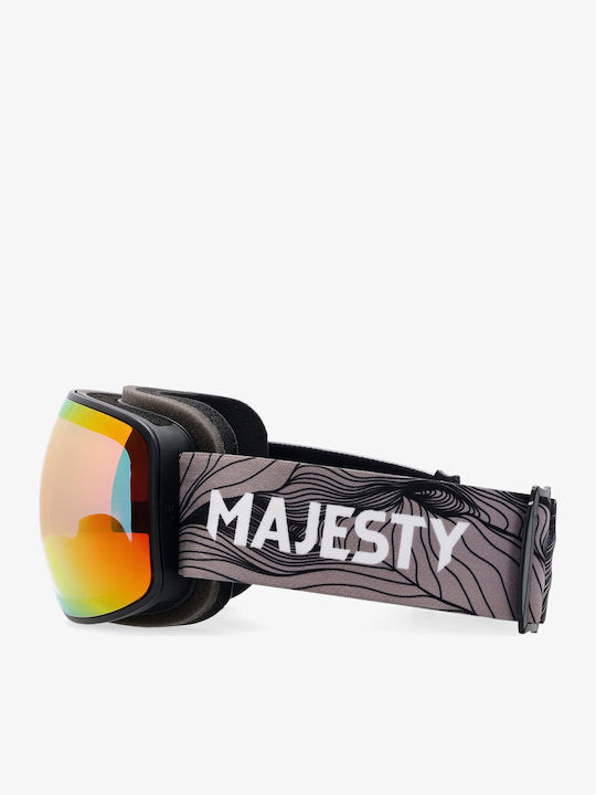 Force Spherical Xenon Hd Goggles Red Garnet Xenon Hd Rose Revo Black