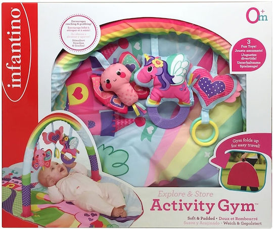Infantino Infantino Sparkle Baby Playmat for Newborns