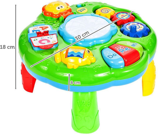 6 In 1 Interactive Table Babies Idealstore Includes Rotating Tools That Play Music Musical Buttons Equipped Sounds Lights Stimulates Visual Motor Development