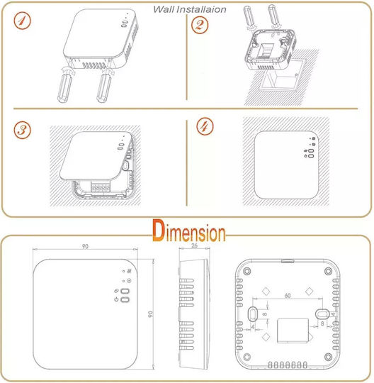 Smart Digital Thermostat with Wi-Fi