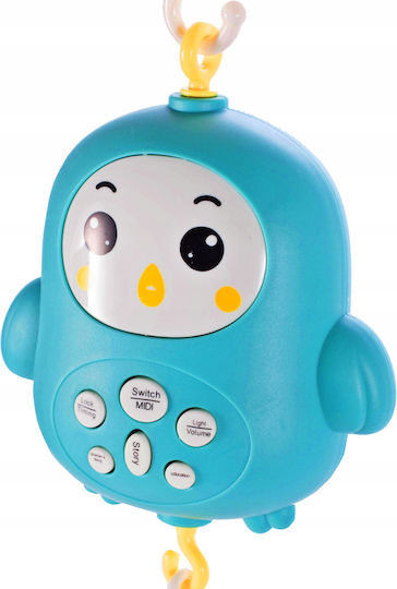 Multifunctional Interactive Happy Bed Bell Idealstore 360 Rotation Light Sound Effects Lullabies Animal Stories Detachable Rattles Remote Control Included