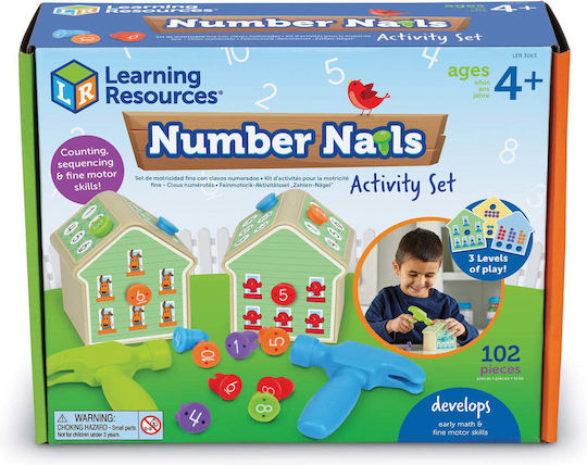 Learning Resources Building Houses Educational Game Letters & Numbers for 4+ years old Years Old