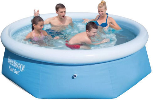 Bestway Piscină Rotundă Gonflabilă Albastră Capacitate De Apă