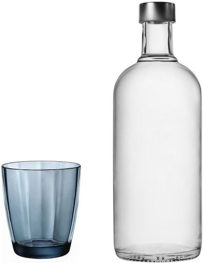 Bormioli Rocco Pulsar Ποτήρι Νερού από Γυαλί σε Μπλε Χρώμα 390ml