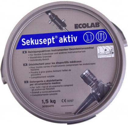 Hochwertiges Desinfektionsmittel für endoskopische Instrumente Pulverform Sekusept Aktin 1,8 kg